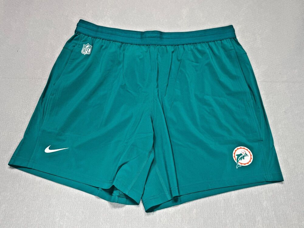 NIKE Dri-Fit Team Apparel FD5589-441 Miami Dolphins Retro Logo Men's 2XL